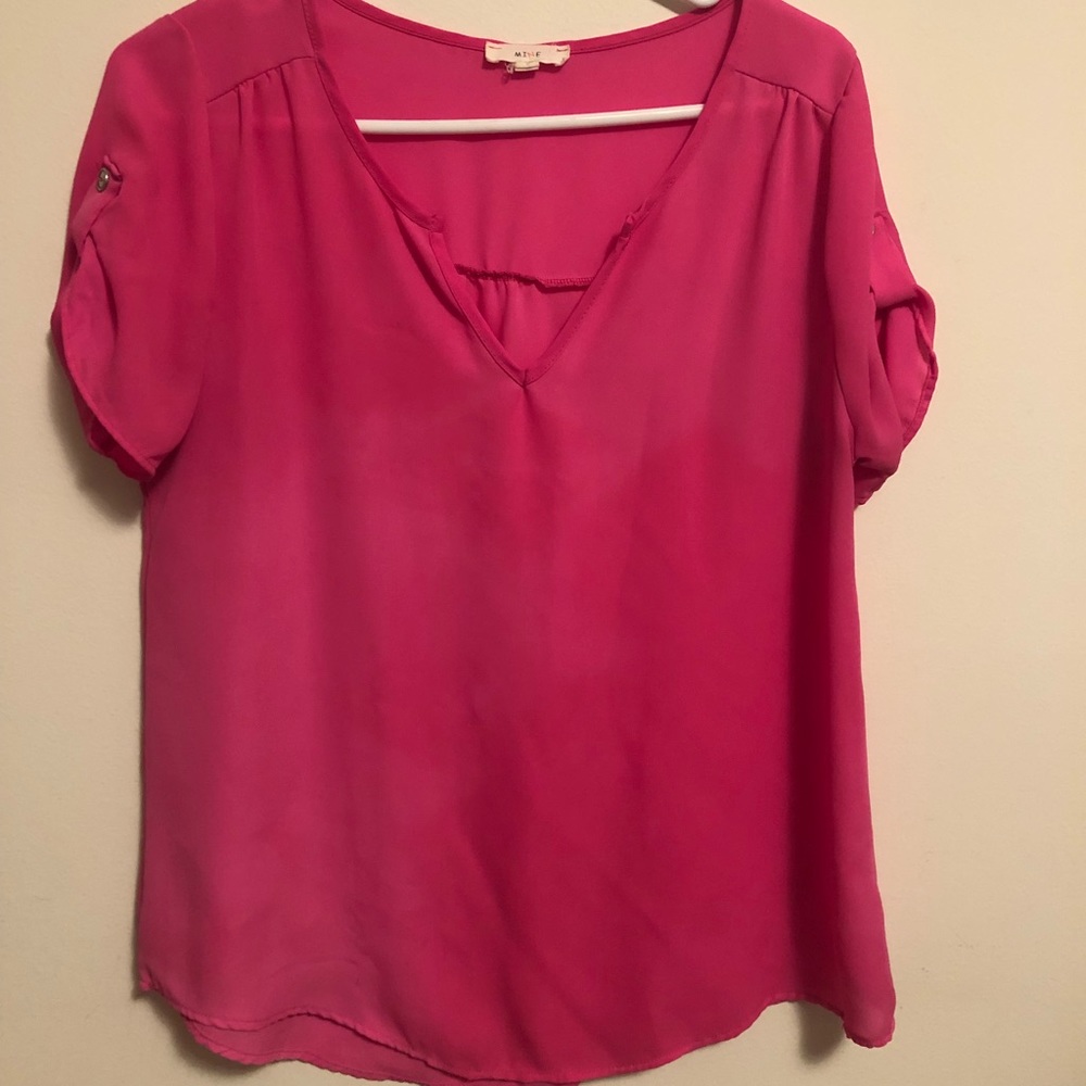 Pink V-Neck